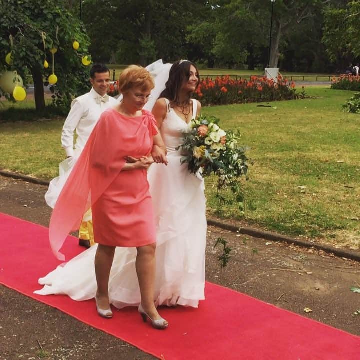 橋本麻里衣のインスタグラム：「wedding of the year!! #bff#wedding#auckland #newzealand #weddingoftheyear #fergussarawedding #akl#nz #結婚式#美しすぎる新婦#美男美女#まるで映画#オークランド博物館」