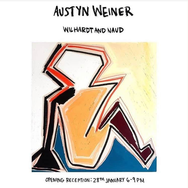 ウィットニー・バンスのインスタグラム：「Come 👀👅 wifeys solo show this Saturday 6-9PM @thelodgela #wilhardtandnaud」