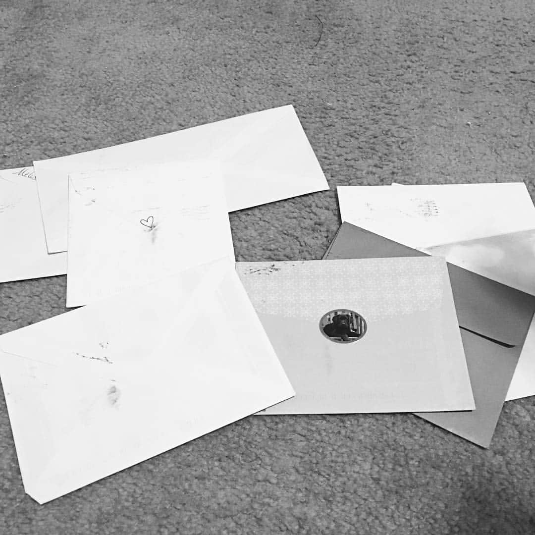 Grandma Bettyのインスタグラム：「Going through old boxes only to find UNOPENED letters for Grandma Betty. We received so many that it seems as though these few fell through the cracks...」