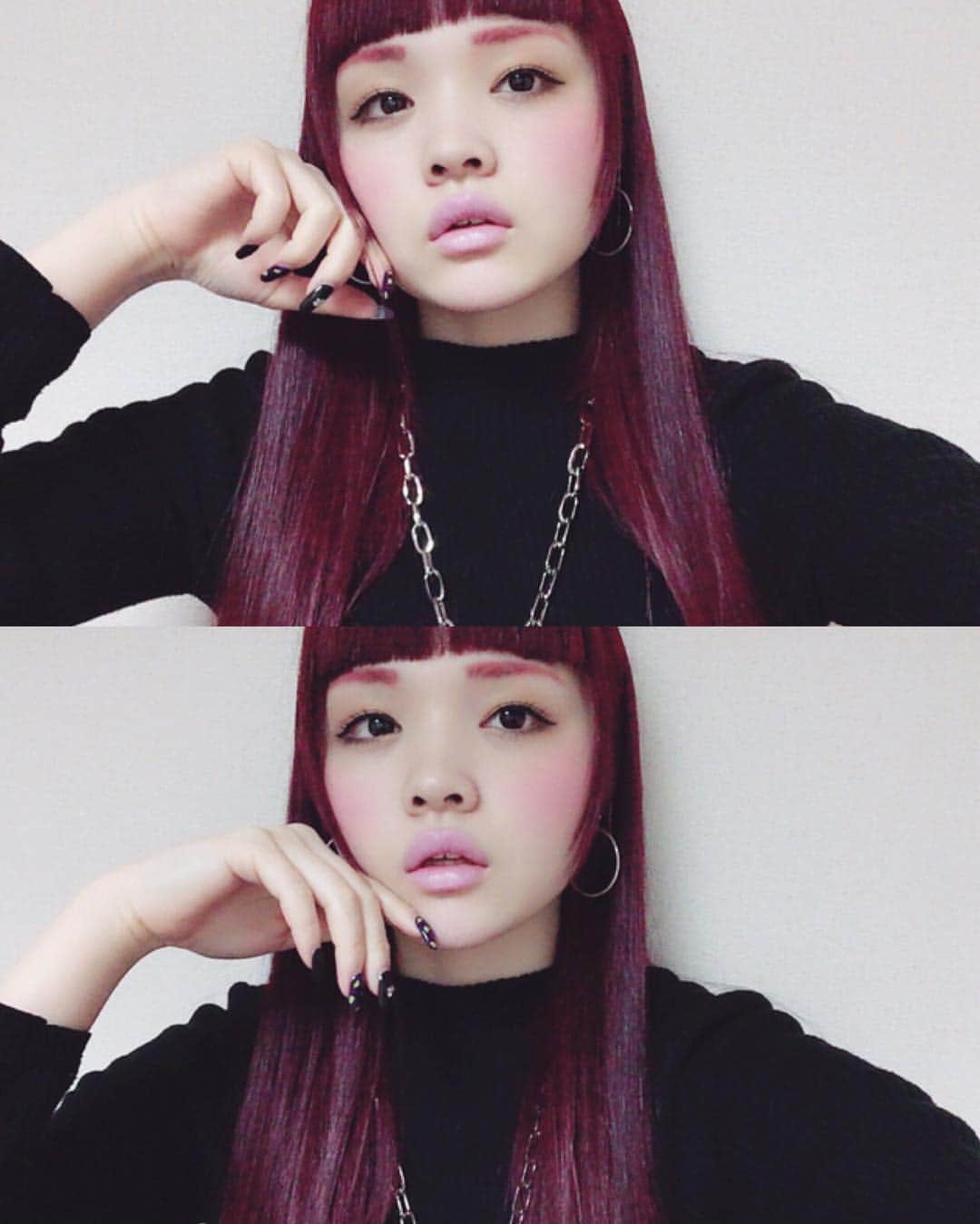 葛野未崎のインスタグラム：「Violetでヘアメンテday😈😈💜 . . . #today #misa #follow #followme #like4like #l4l #tagsforlikes #tflers #ootd #code #outfit #fashion #make #hair #셀카 #셀피 #셀스타그램 #얼스타그램 #뷰스타그램 #메이크업 #다이어트 #데일리룩 #팔로우 #친구해요 #未崎 #葛野未崎」