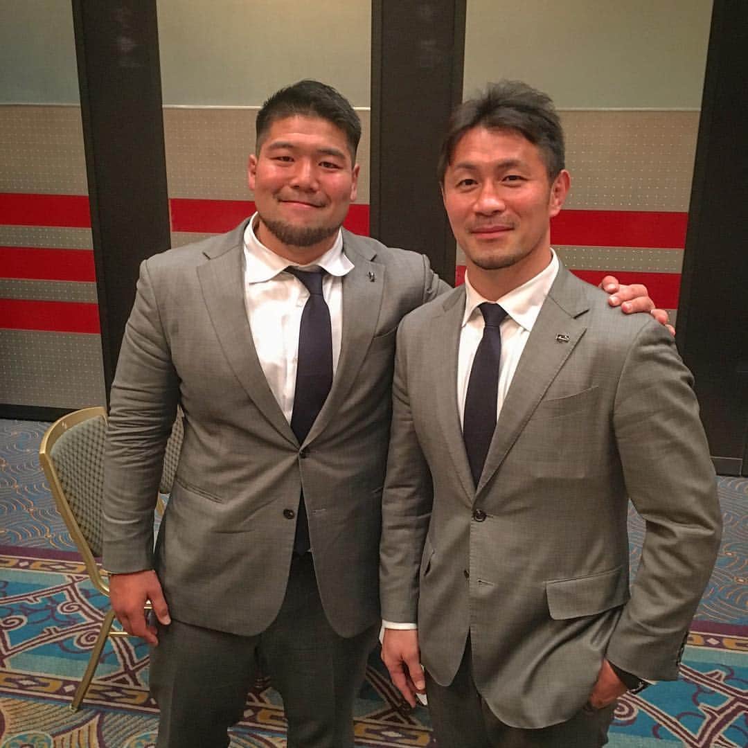 畠山健介さんのインスタグラム写真 畠山健介instagram 昨日はサンゴリアスの納会でした 今シーズンをもって 引退する選手 チームを離れるスタッフが発表されました 有賀剛 さん Goaruga 僕の2個上の19年
