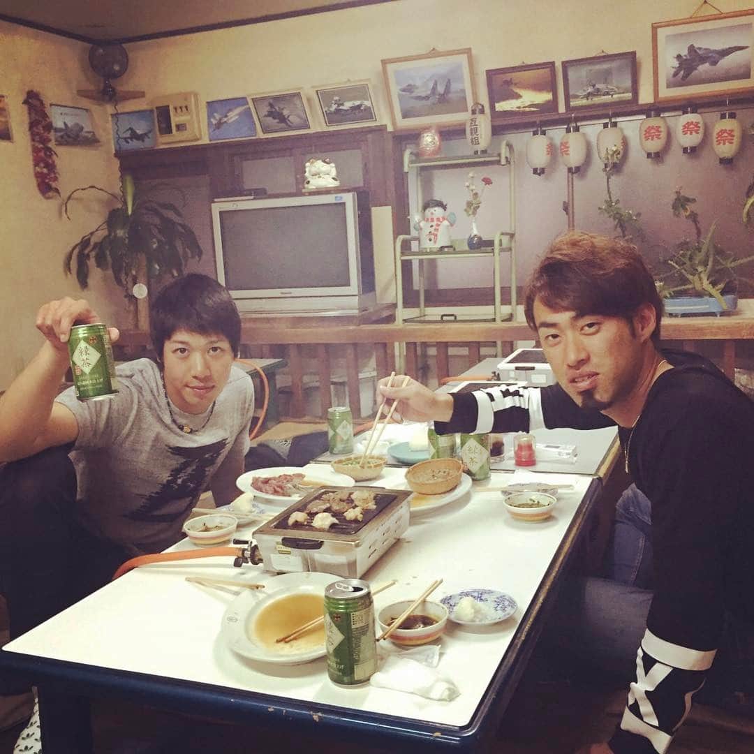 秋吉亮さんのインスタグラム写真 秋吉亮instagram 今日は哲人と西都まで行ってまるみホルモン 秋吉亮 山田哲人 西都 まるみホルモン 2月23日 21時23分 Ryo Akiyoshi 14