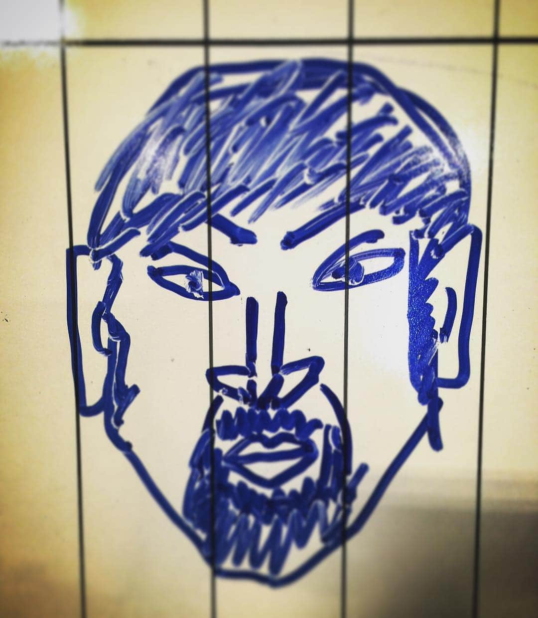 祖父江大輔のインスタグラム：「#伊藤準規画伯」