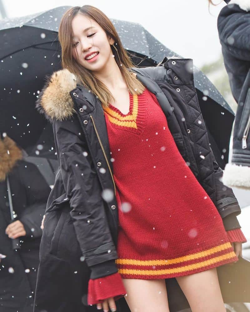 ミナのインスタグラム：「161126| Mina - Mini Fan Meeting - Music Core © 둘리⎟」