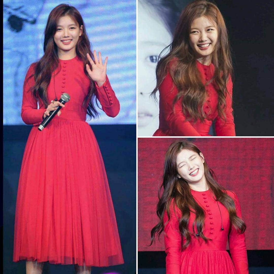 キム・ユジョンさんのインスタグラム写真 - (キム・ユジョンInstagram)「유정공주 #김유정 ##kimyoojung #red #dress #팬미팅 #대만 #sidushq #di_style_lab #세젤소 #세젤귀」2月5日 14時12分 - dian_blabla