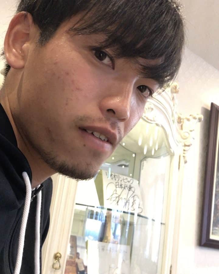 大山啓輔のインスタグラム：「宮崎キャンプ終わり。。 . . #ズラ#おとなしい#フリしてるだけ #陸#強心臓#ぶっ飛び少年 #バモ慎太郎#とりあえず#黒すぎ #今から#帰ります」
