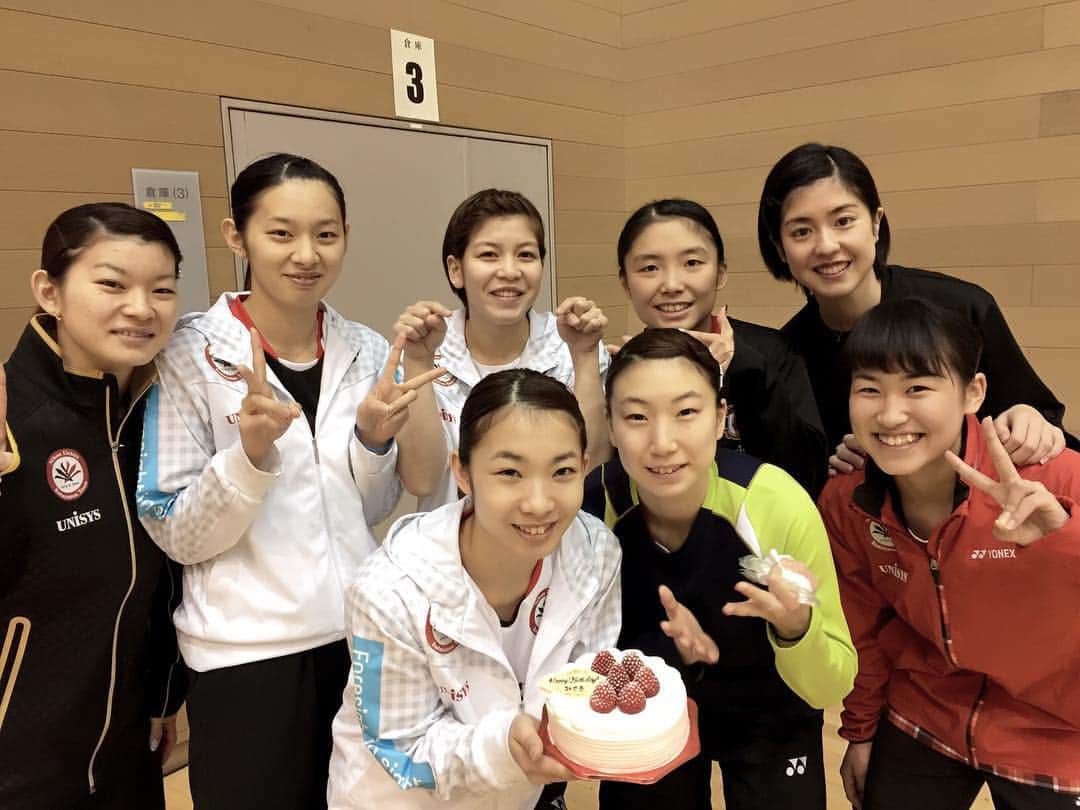 のインスタグラム：「松友選手誕生日☆おめでと！！」