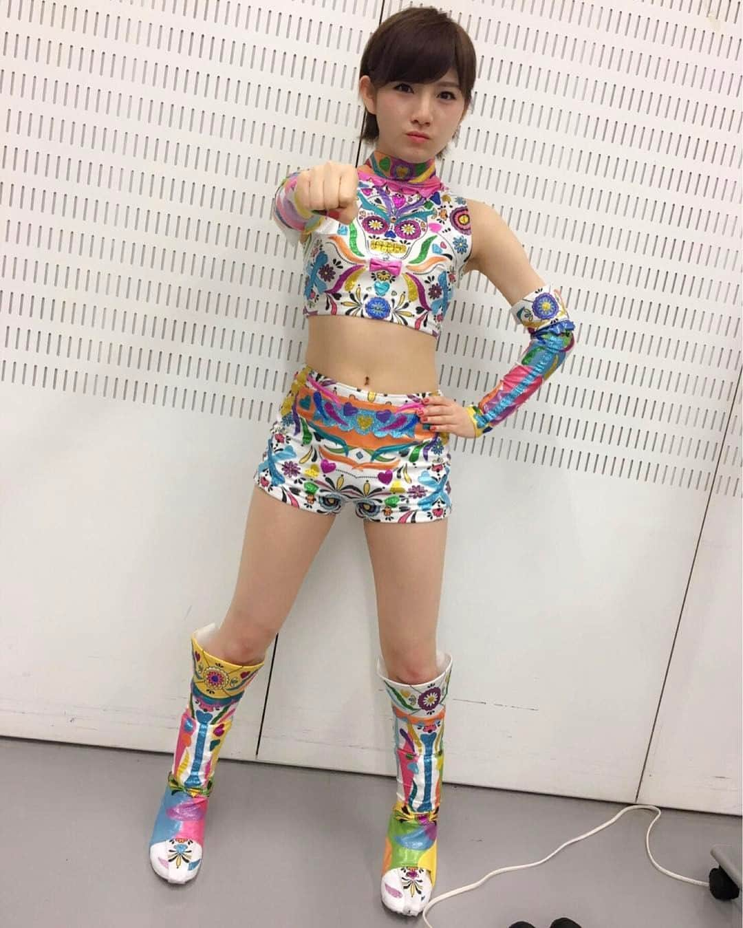 h3artbrak3rsさんのインスタグラム写真 - (h3artbrak3rsInstagram)「#akb48 #nana #岡田奈々 #なぁちゃん #Mステ #シュートサイン」2月11日 1時10分 - h3artbrak3rs