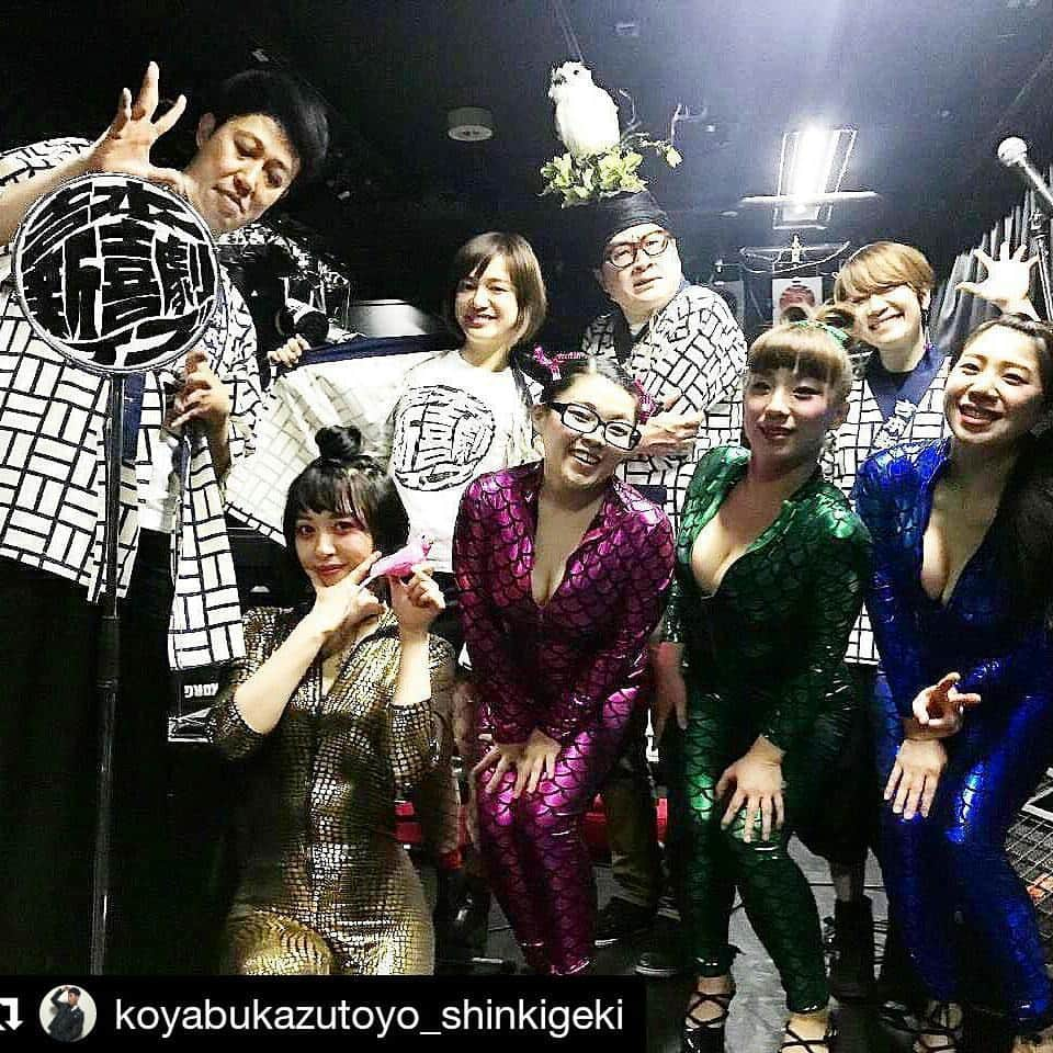 服部ひで子さんのインスタグラム写真 - (服部ひで子Instagram)「#Repost @koyabukazutoyo_shinkigeki with @repostapp ・・・ 💕💕吉本新喜劇ィズ💕💕ライブやったよ😘😘みんなアリガツォー🙏🙏 #吉本新喜劇ィズ #皆さんありがとうございました #成長を楽しむタイプのバンド #育成ゲーム感覚で見守ってね #次はCOWCOWよしのフェス #恵比寿リキッドルーム #三月きてね #love #爆乳三姉妹 #Gカップの服部英子 #Fカップの森田まりこ #Eカップの岡田直子 #japan #今日のライブの動画はアップしないでねー #写真はあげてもらって大丈夫すー」2月27日 5時22分 - hideko_hattori