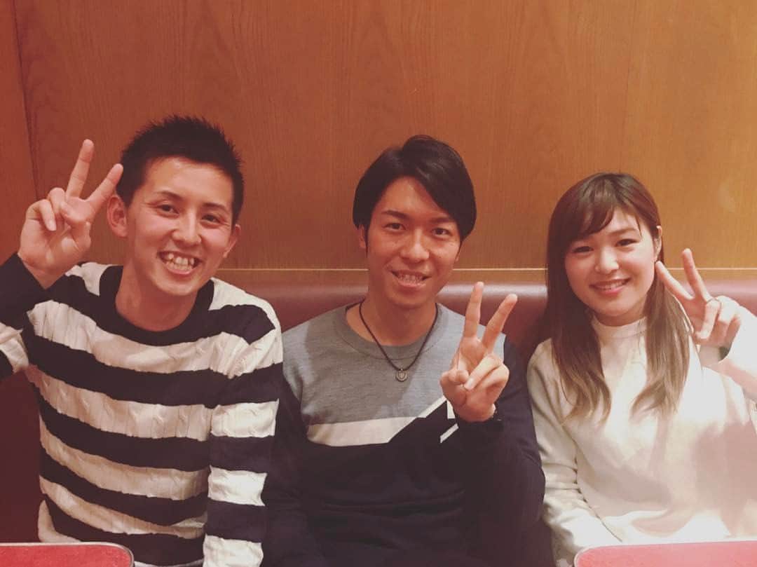のインスタグラム：「今日はこの2人に会ってきましたー！ わかな&ゆうき！ 理想の夫婦です！ #僕が君の耳になる #モデルの2人 #今度は元気印まりなも #そしてお酒たっぷりと笑」