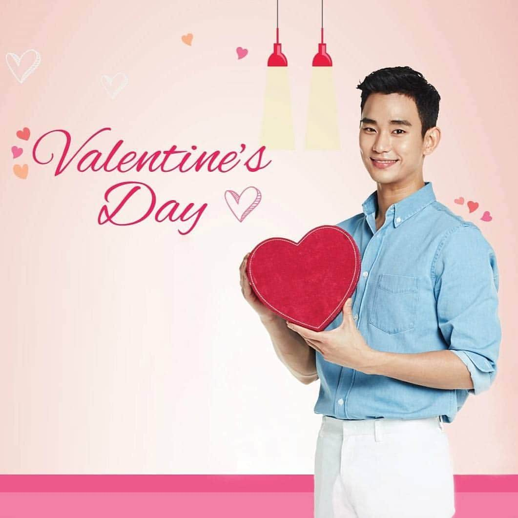 キム・スヒョンのインスタグラム：「Fr: #Cuckoo  Happy Valentine's Day!💝💝💝 #쿠쿠전자 #福庫家電  #KSHCFKing #김수현 #KimSooHyun #金秀賢 #キムスヒョン #KSHCuckoo #cuckoo2017」