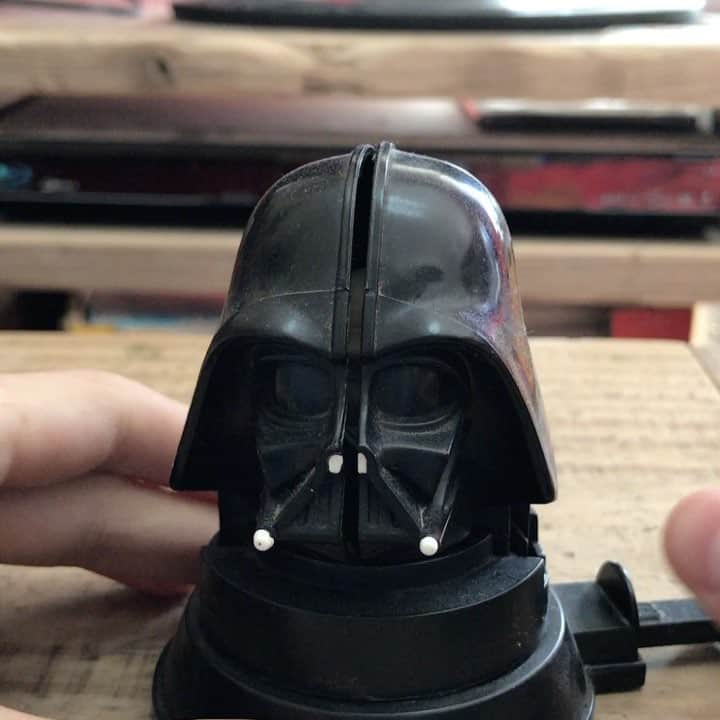 荒木次元のインスタグラム：「Darth Vader #starwars #toy」