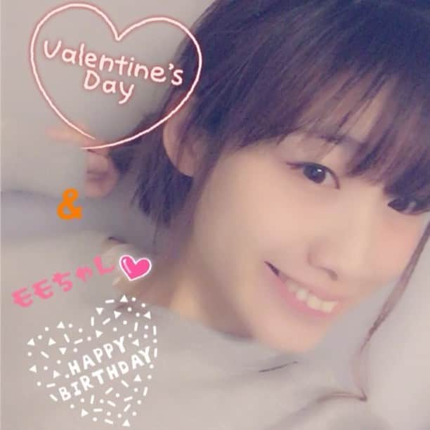 のインスタグラム：「モモちゃんHappy birthday!! & Happy Valentine's Day!  #如月モモ #birthday  #valentine」