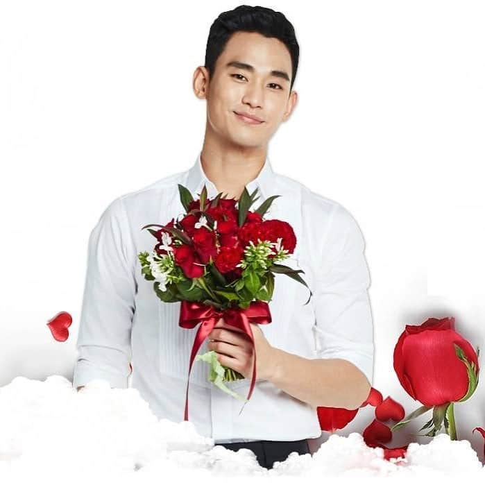 キム・スヒョンのインスタグラム：「Fr: #Cuckoo Edited Cr: @ksh_bar  Happy Valentine's Day!🌹🌹🌹 #쿠쿠전자 #福庫家電  #KSHCFKing #김수현 #KimSooHyun #金秀賢 #キムスヒョン #KSHCuckoo #cuckoo2017」