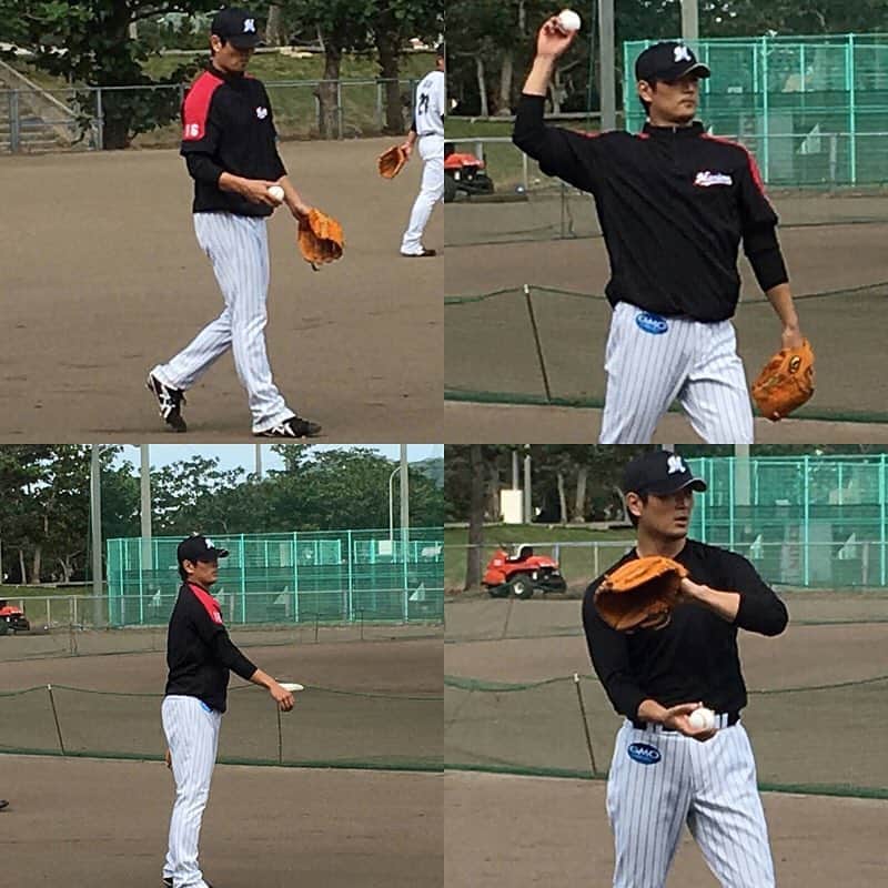 涌井秀章のインスタグラム：「石垣春季キャンプ #涌井秀章 #石垣島 #chibalotte #千葉ロッテマリーンズ」
