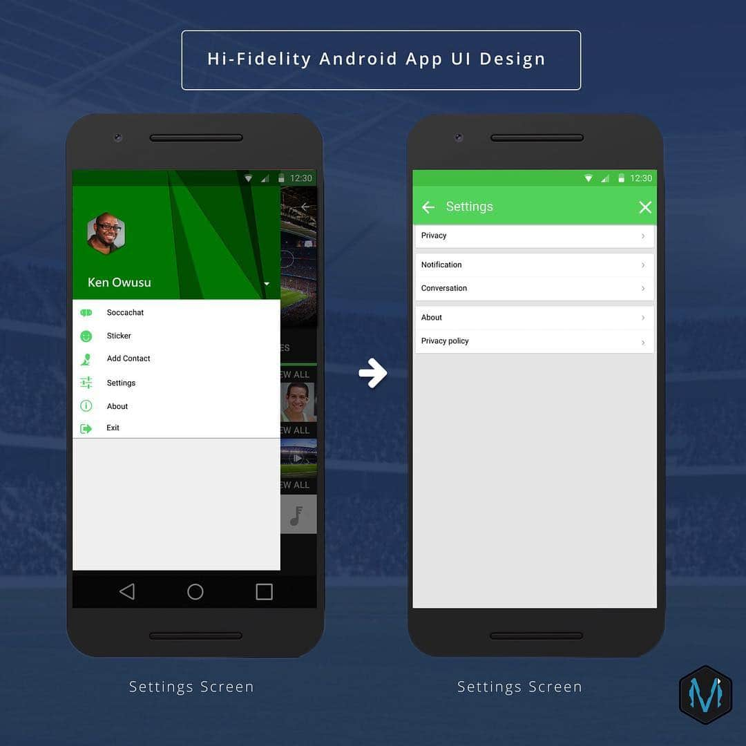 Mockups Interactiveさんのインスタグラム写真 - (Mockups InteractiveInstagram)「Hi-Fidelity Android APP UI Mockup Design ✏️📐📏[📲Settings Screen ] #miworx #androidapp #materialdesign #uidesign #uxdesign  #uirefram  #design #interface #userinterface #userexperience #ux #webdesign #graphic #graphics #graphicdesign #pixel #webdesigner #uidesign #creative #color #vector #flatdesig#uiuxgh」2月19日 8時54分 - mockupsinteractive