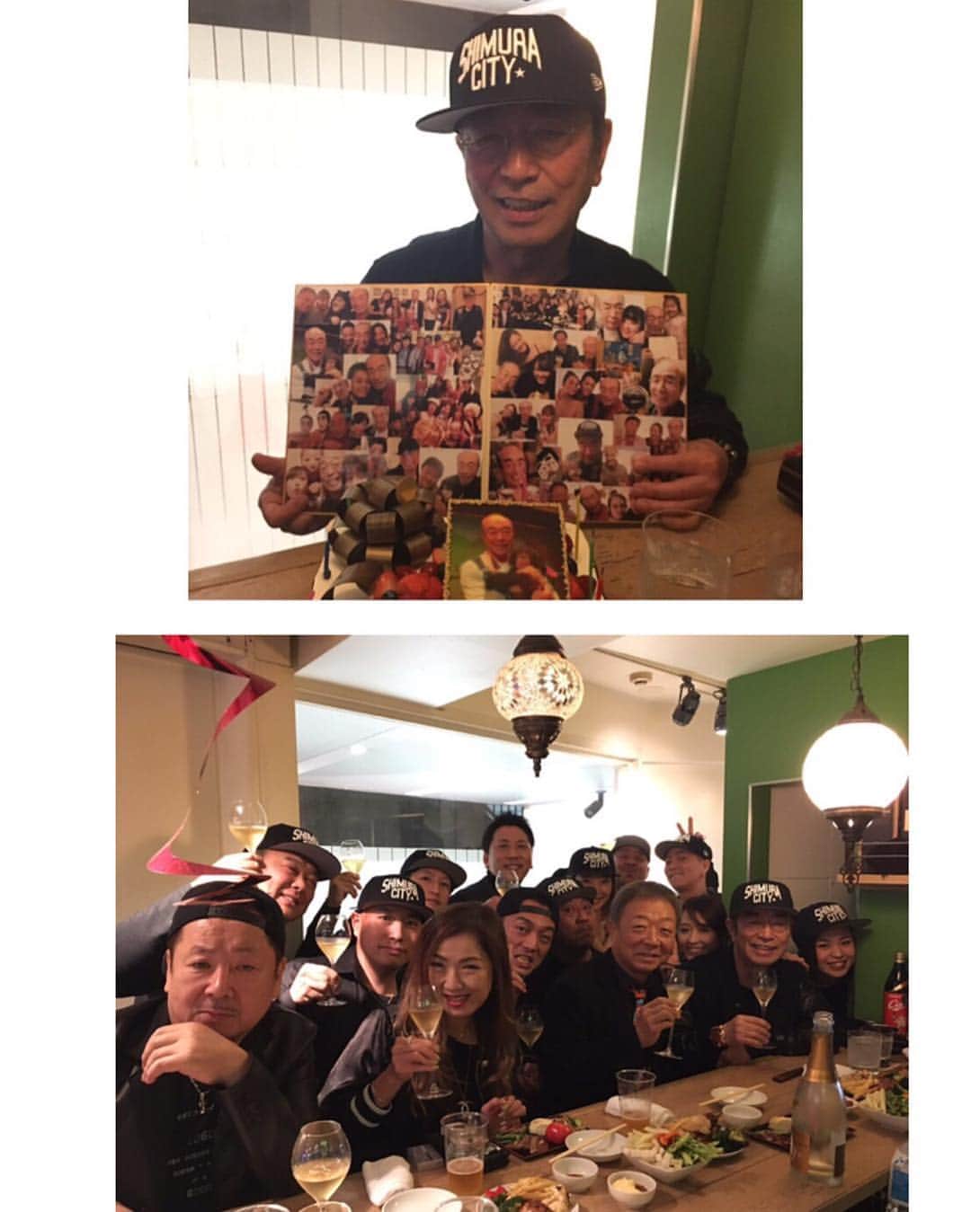 志村けんのインスタグラム：「誕生日、友人がお祝いしてくれました！ありがとうございます！ #誕生日  #志村けん  #志村動物園  #となりのシムラ  #変なおじさん」