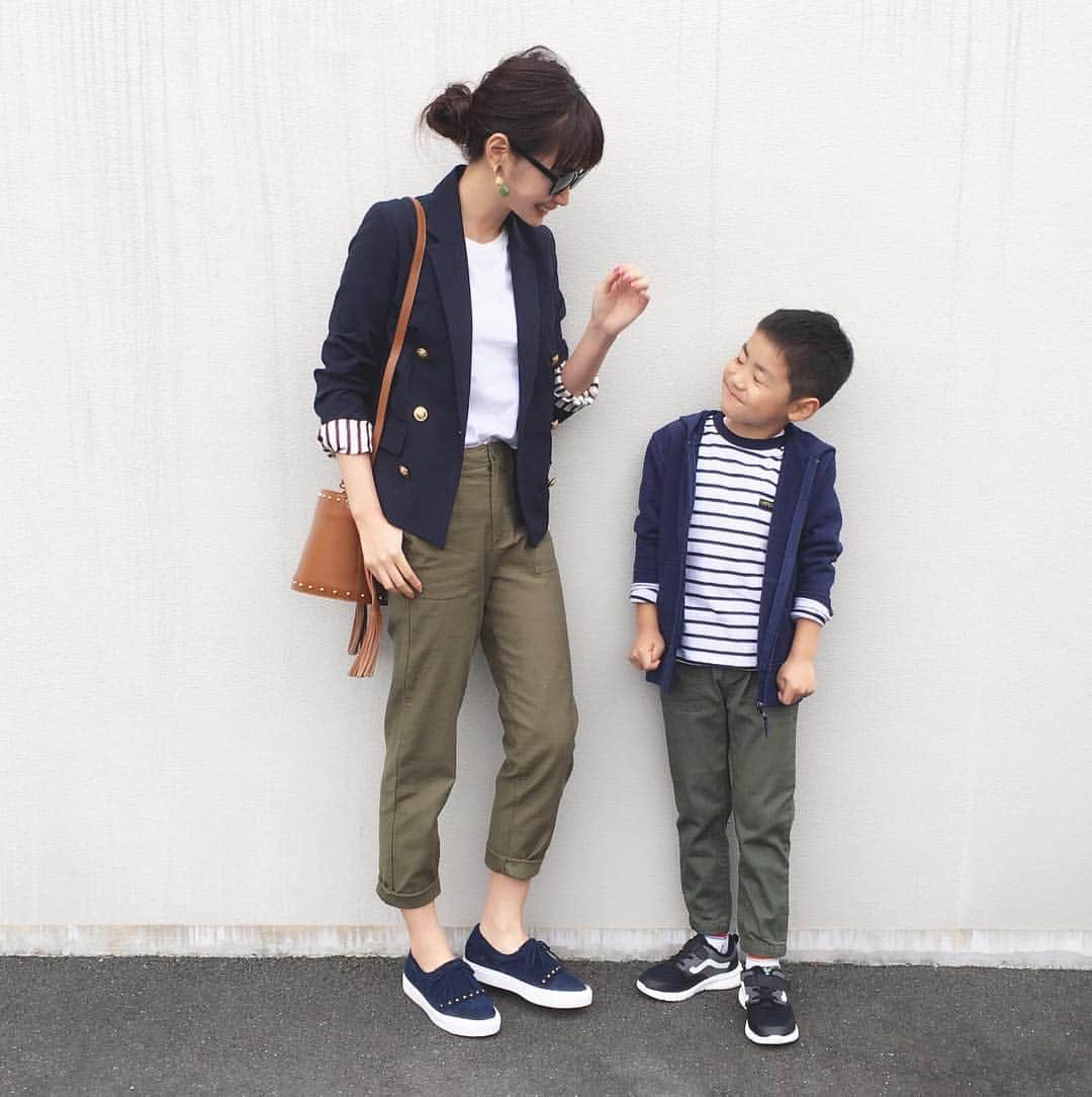柳橋唯の子供との写真