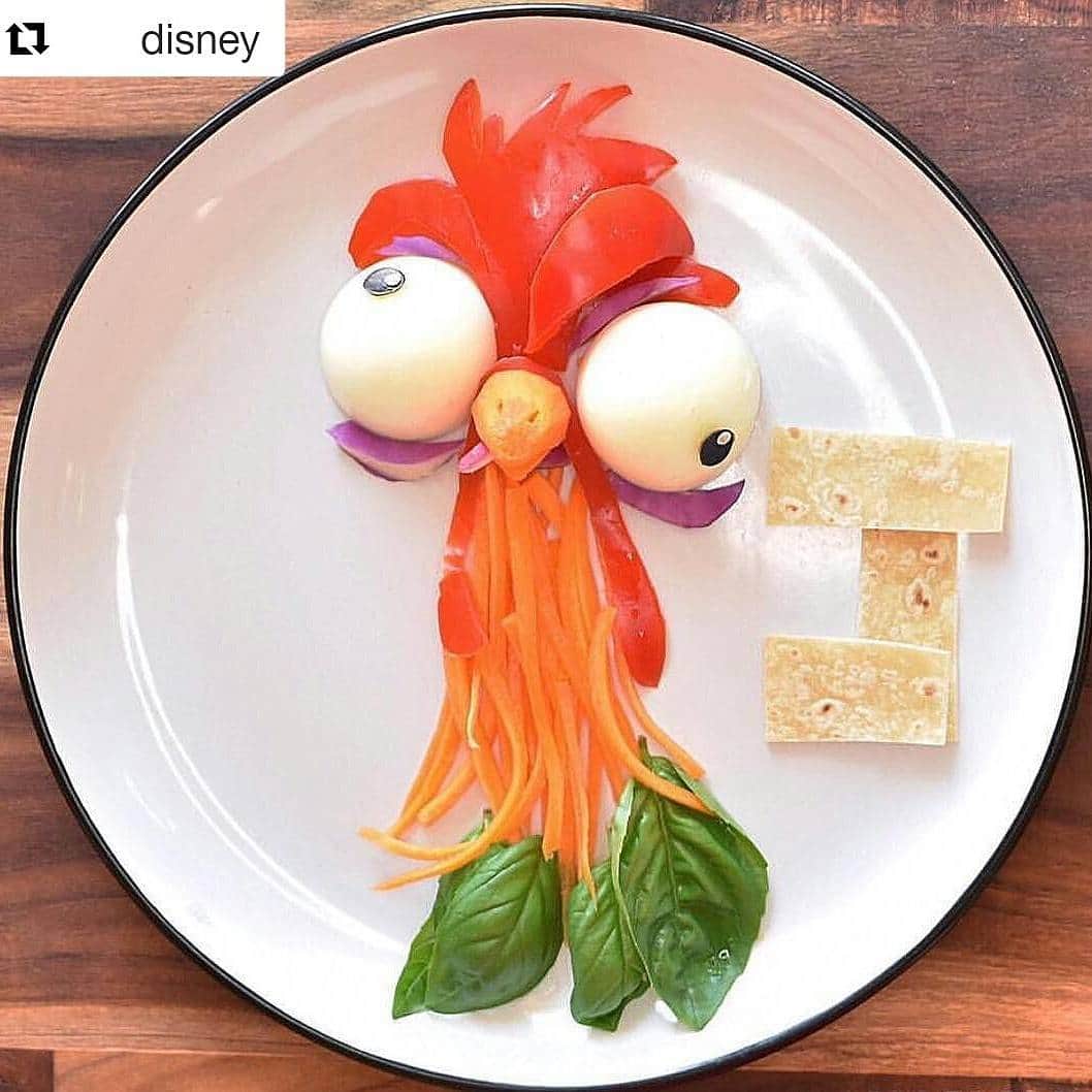 ディズニー・スタジオさんのインスタグラム写真 - (ディズニー・スタジオInstagram)「今日のランチはヘイヘイ・サラダ♪  #repost:@disney #モアナと伝説の海 #モアナ #moana #ヘイヘイ #ディズニー #映画」2月28日 12時04分 - disneystudiojp