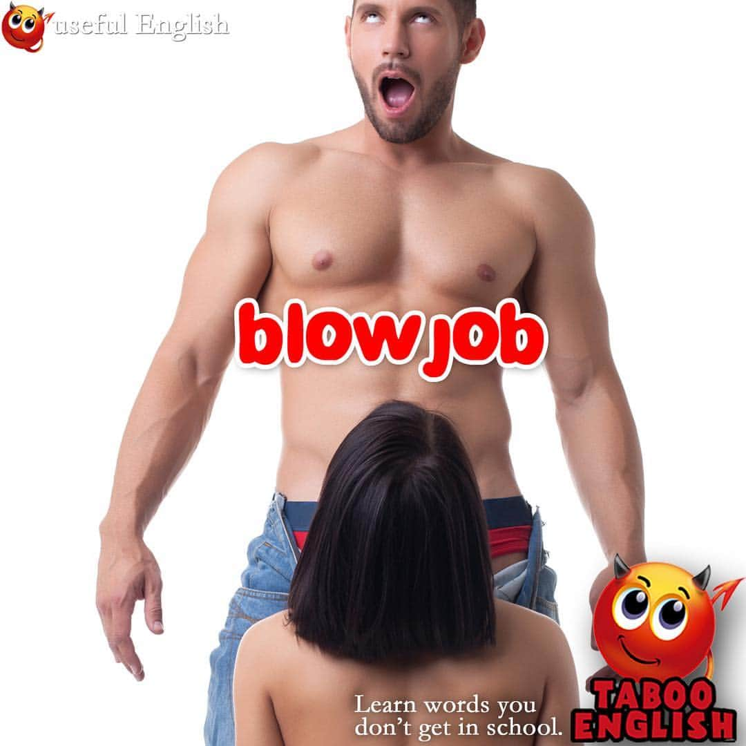 Taboo English®さんのインスタグラム写真 - (Taboo English®Instagram)「Blowjob (noun) fellatio; oral sex 👅💦 “It’s time for that blowjob I promised you.” 🇯🇵ブロウジョブ(名詞) ; フェラチオ、口内性交 "さあ、約束したフェラチオの時間よ"😜. 🇧🇷Boquete (substantivo): felação; sexo oral. “Está na hora daquele boquete que eu te prometi.” 👏🏽👏🏽👏🏽👏🏽 learn more great English FOLLOW @tabooenglish #esl #efl #eslteacher #english #learn #learning #sex #oral #swearing #profanity #フェラチオ #taboo #brasilia #riodejaneiro #saopaulo #名古屋#横浜 #渋谷すばる #大阪 #神戸 #lol😂 #englishlesson」3月3日 8時44分 - tabooenglish