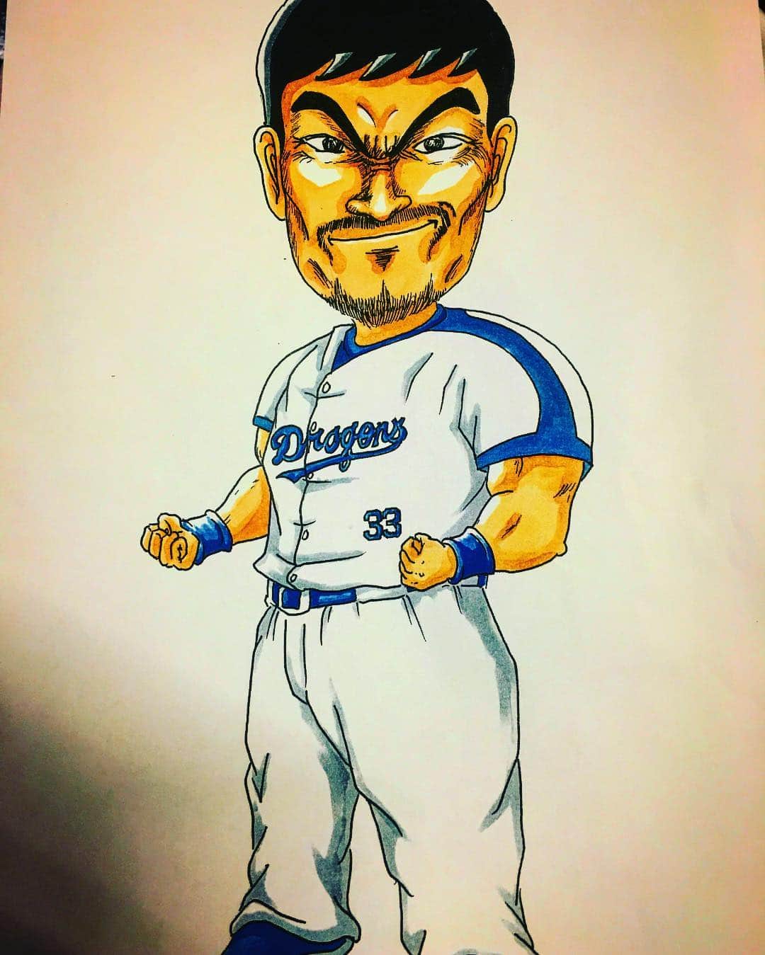 祖父江大輔のインスタグラム：「#樋口龍美画伯 #うますぎる#Tシャツ作ろーーー」