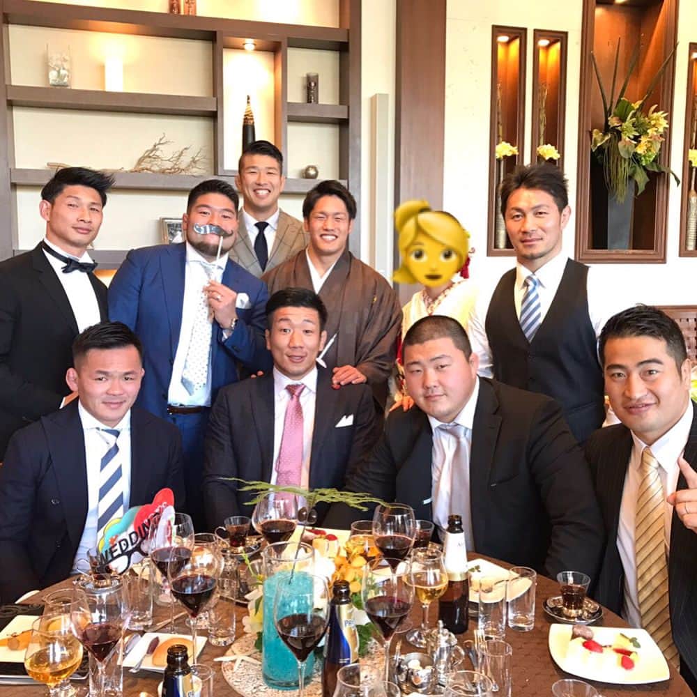 畠山健介さんのインスタグラム写真 畠山健介instagram ツカ Kenta08 02 の結婚式 ツカ おめでとう ラグビー Rugby サントリー サンゴリアス サントリー