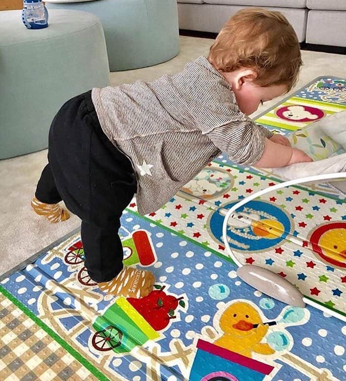 サラ・カルボネロのインスタグラム：「Baby Lucas👶🏼」