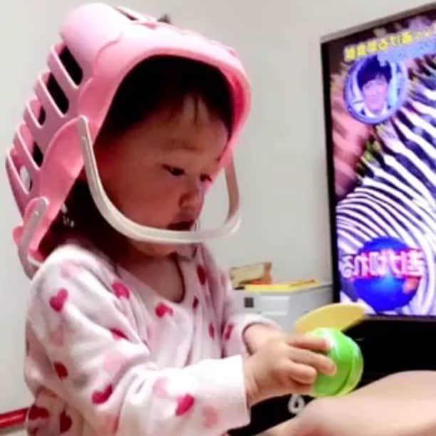 はるのインスタグラム：「#癒され動画 #謎の帽子 #包丁の使い方プロ #最近動物と赤ちゃんの #動画いいねしがち #小さい頃戻りたいね #みんな21日26日27日 #ライブ来ちゃってー #まってますまってます #おやすみなさい」