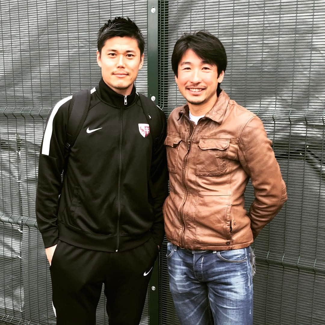 別府史之さんのインスタグラム写真 - (別府史之Instagram)「With Eiji Kawashima #⚽️ #川島永嗣 #FCMetz #🇯🇵」3月13日 3時00分 - fumybeppu