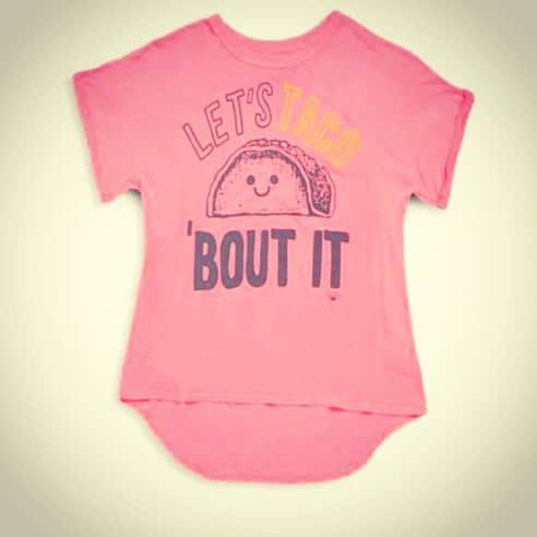 ダーティーハリウッドのインスタグラム：「Happi 🌮 Tuesday!!!! #tweenfashion #tweenclothing #tacotuesday #tacoboutit」