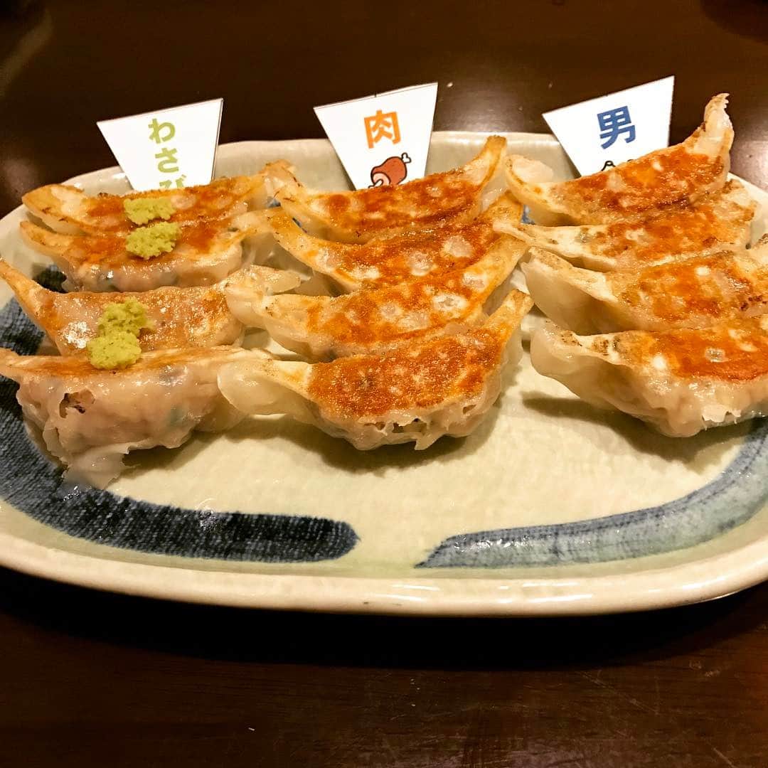 福井優也のインスタグラム：「昨日の餃子っす🤔 #餃子研究所 #ネーミング #最高っす #美味しかったです #ごちそうさまでした」