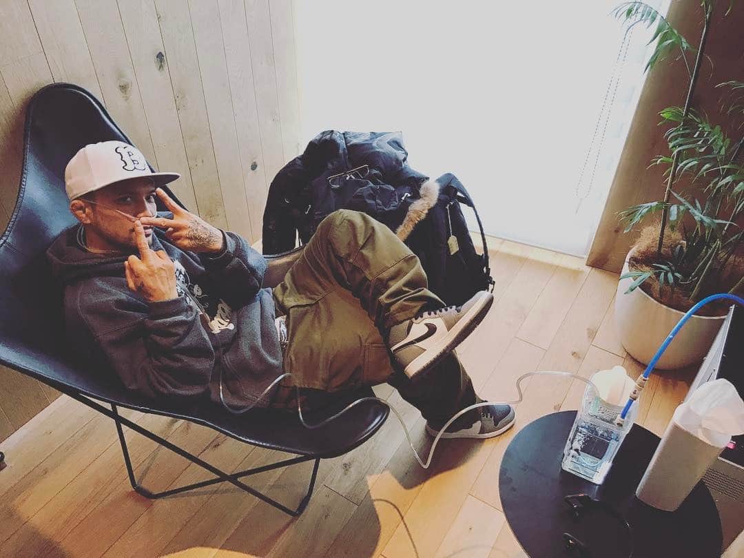 のインスタグラム：「Nori chan visiting at N/ Tokyo @gakus 🙏 for coming. #neutralworks #tokyo #rebootstretch」
