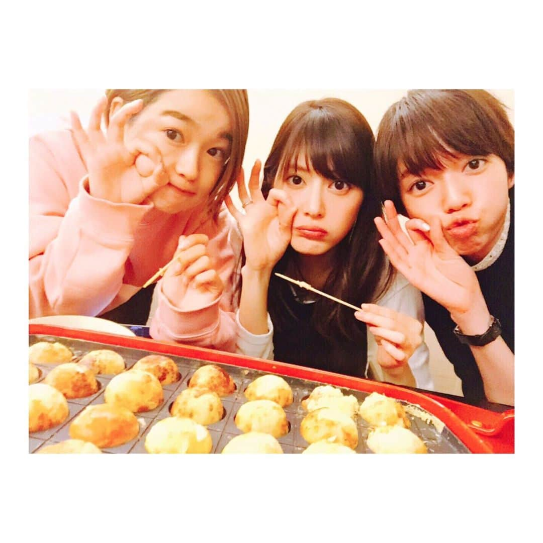 佐藤ありささんのインスタグラム写真 - (佐藤ありさInstagram)「楽しい楽しいタコパ🐙」3月17日 19時10分 - satoarisa920