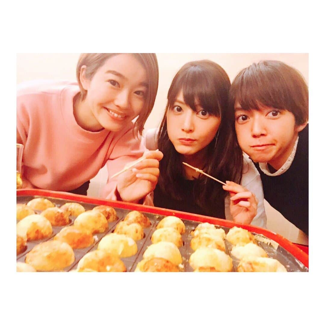 佐藤ありささんのインスタグラム写真 - (佐藤ありさInstagram)「楽しい楽しいタコパ🐙」3月17日 19時10分 - satoarisa920