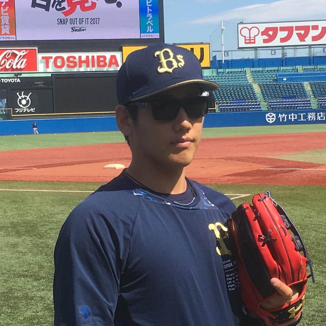 吉田正尚のインスタグラム：「‪サングラス新調してみました❗️😎‬ ‪#ORIX ‬ ‪#アンダーアーマー‬ ‪#アイウェア ‬ ‪@UABaseballJp ‬」
