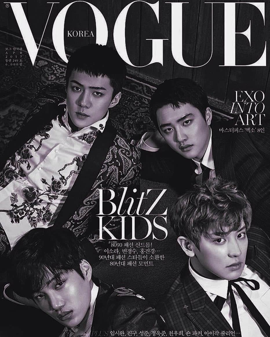 カイ さんのインスタグラム写真 - (カイ Instagram)「KAI SEHUN D.O CHANYEOL for Vogue hi✌🏼️ #Kai #카이 #김종인 #디오 #세훈 #찬열 #EXO」3月17日 22時19分 - kimkaaaaaa