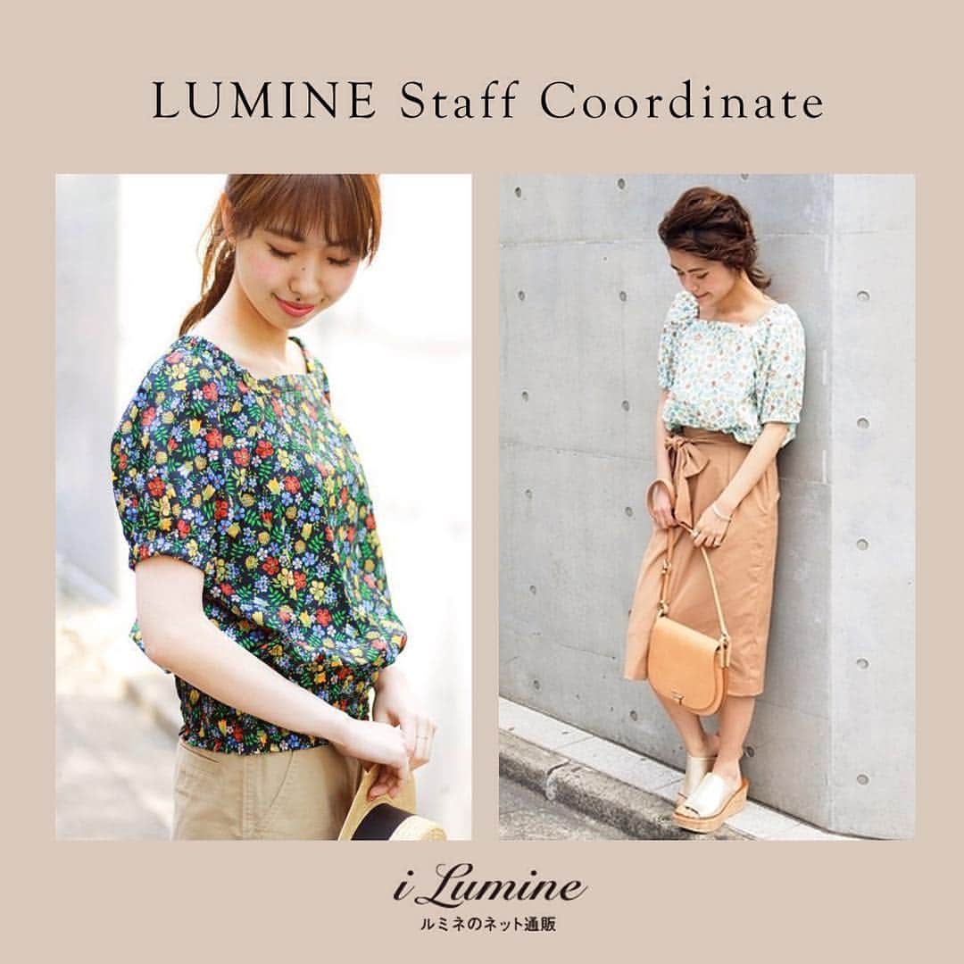 ルミネ公式のインスタグラム：「花柄×リボンスカートで、大人かわいいスタイルに。 #lumine #ルミネ #ilumine #アイルミネ #SpickandSpan #スピックアンドスパン #トレンド #trend #spring #トップス \9800+tax #スカート \13000+tax #ブラウス #シャーリングブラウス #リボン #花柄 #春服 #ootd #outfit #fashion #coordinate #コーディネート #大人コーデ #コーデ #follow #followme #フォロー https://i.lumine.jp/coordinates/」