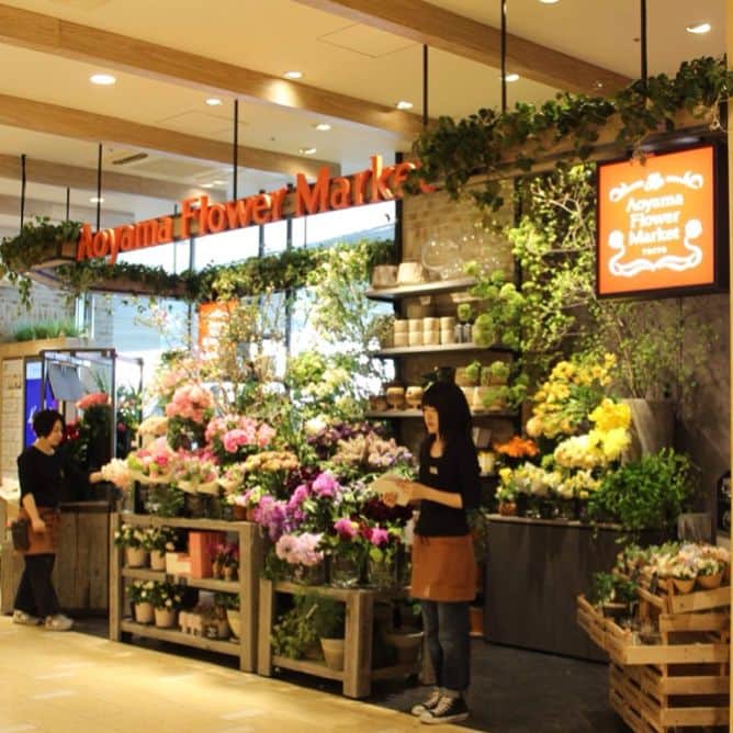 青山フラワーマーケットのグルメインスタ