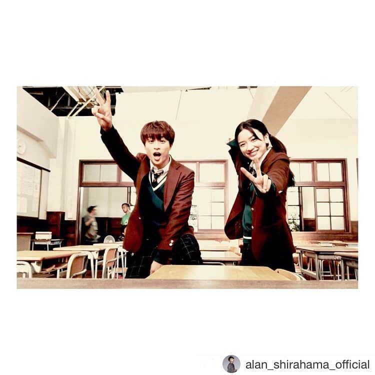 映画「ひるなかの流星」のインスタグラム：「癒されます☺️💕是非劇場でお楽しみくださぃ💫💫 #ひるなかの流星 #大ヒット上映中 #🐥🐴 @mei_nagano0924official @alan_shirahama_official」