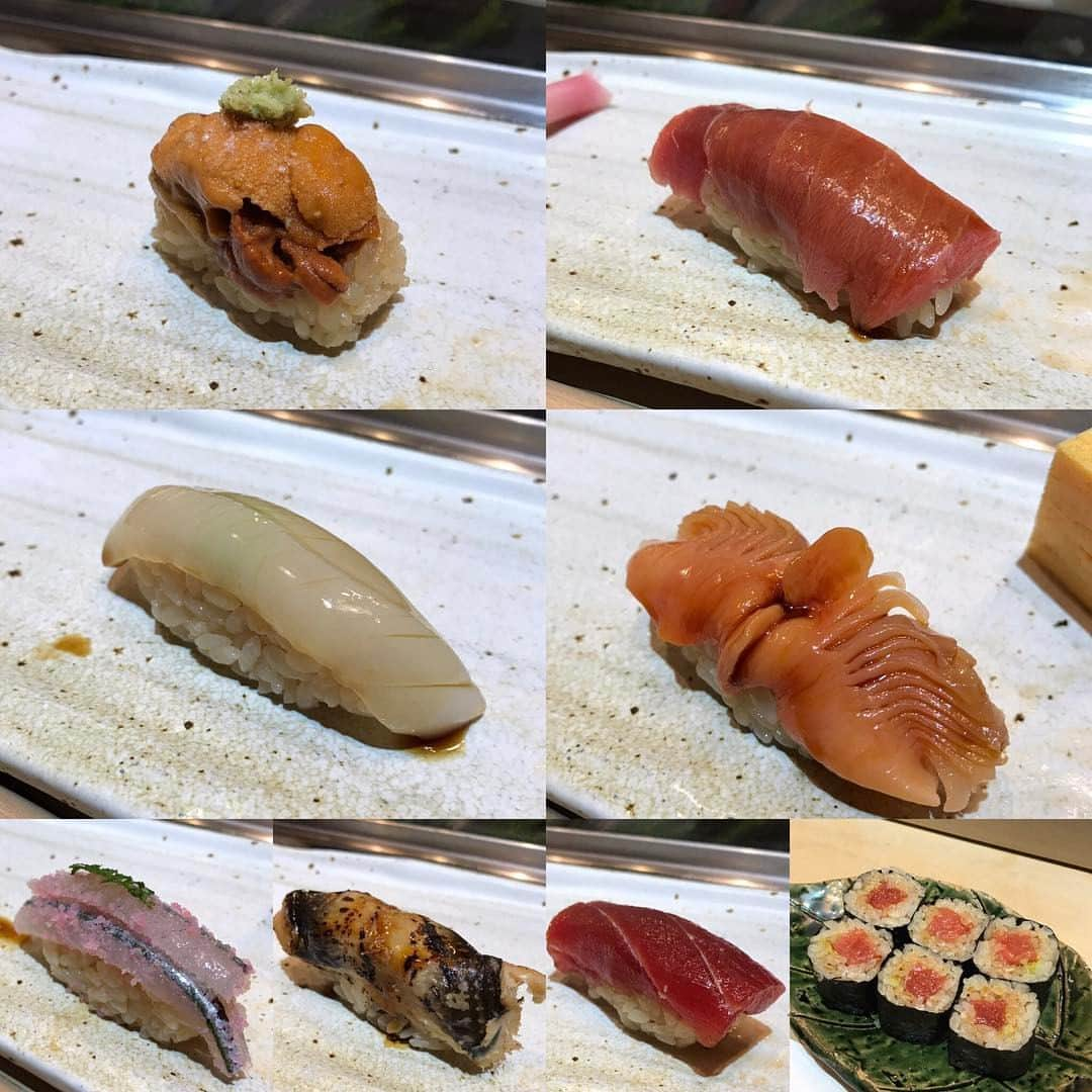 岸川聖也のインスタグラム：「昨日は久々の寿司🍣うまかった！ はじめて行ったお店でサインも書かせて頂きました✌🏻 また行かせてもらいます😊 #寿司 #sushi #お花茶屋」