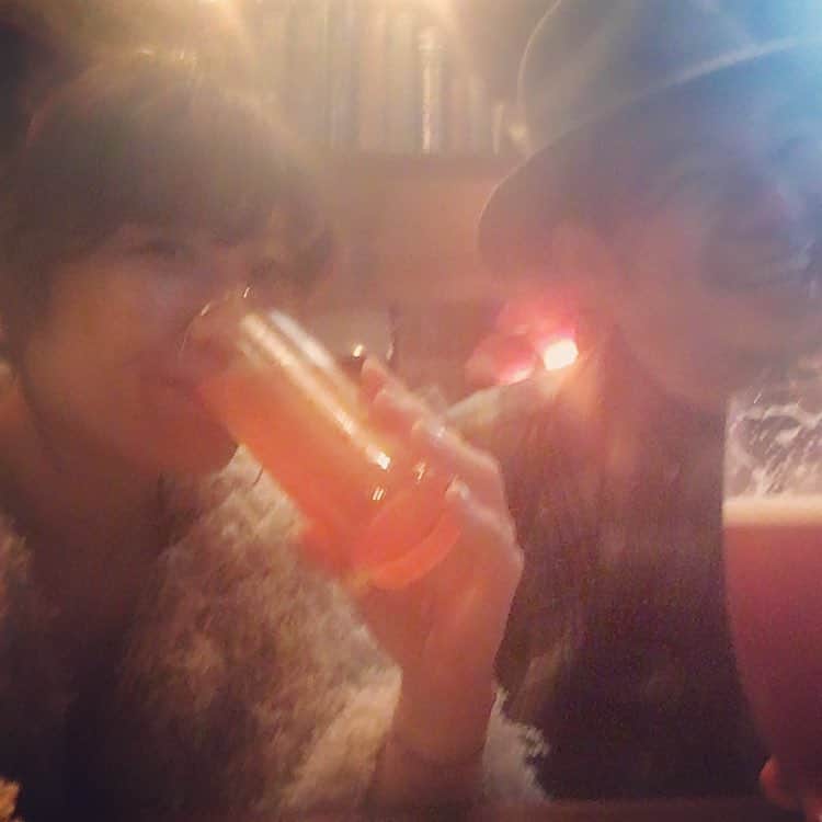 風間ゆみえのインスタグラム：「吉岡秀隆さんと♡  #妄想デート #ジャズバー」