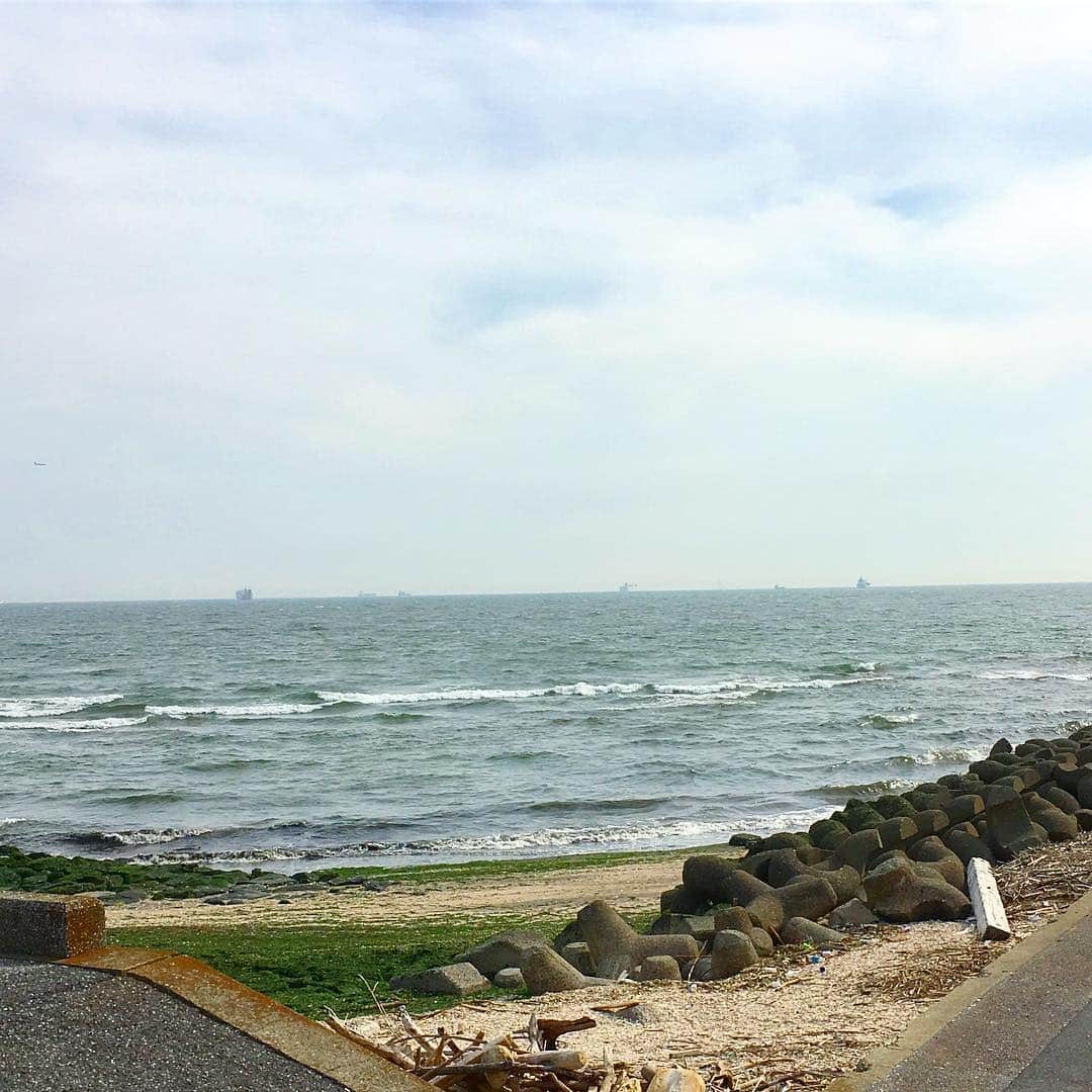 渡辺俊介さんのインスタグラム写真 - (渡辺俊介Instagram)「#浦安ビーチ 浦安市にある唯一の小さな砂浜」4月16日 18時37分 - wata_submarine