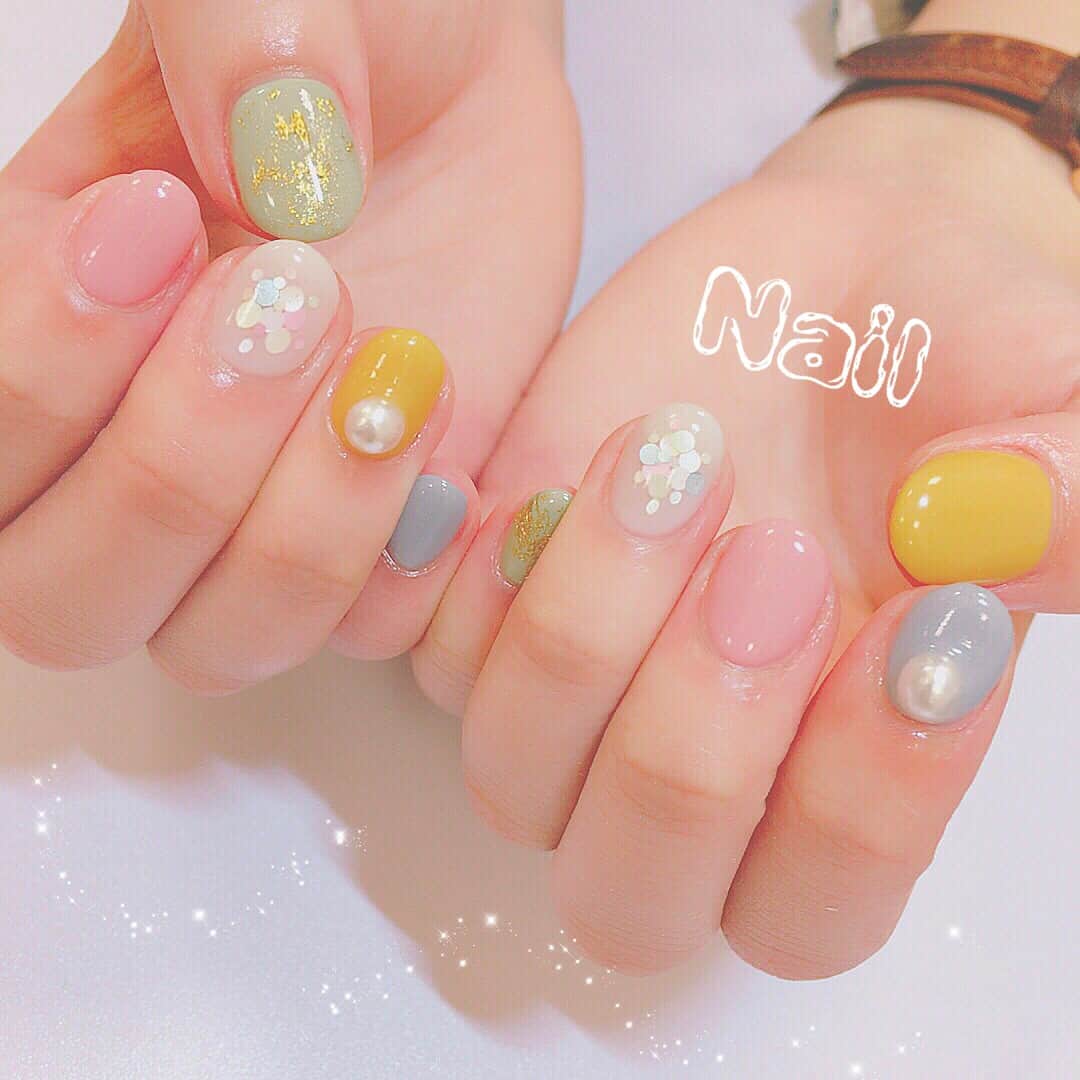 きりまるさんのインスタグラム写真 きりまるinstagram 人生初ネイル 看護師なったらネイルなんて絶対できんの わかっちょんけん 学生の最後の春休みだけでも あと沖縄旅行があるけん そのためにも ってことで すぐ取らんといけん