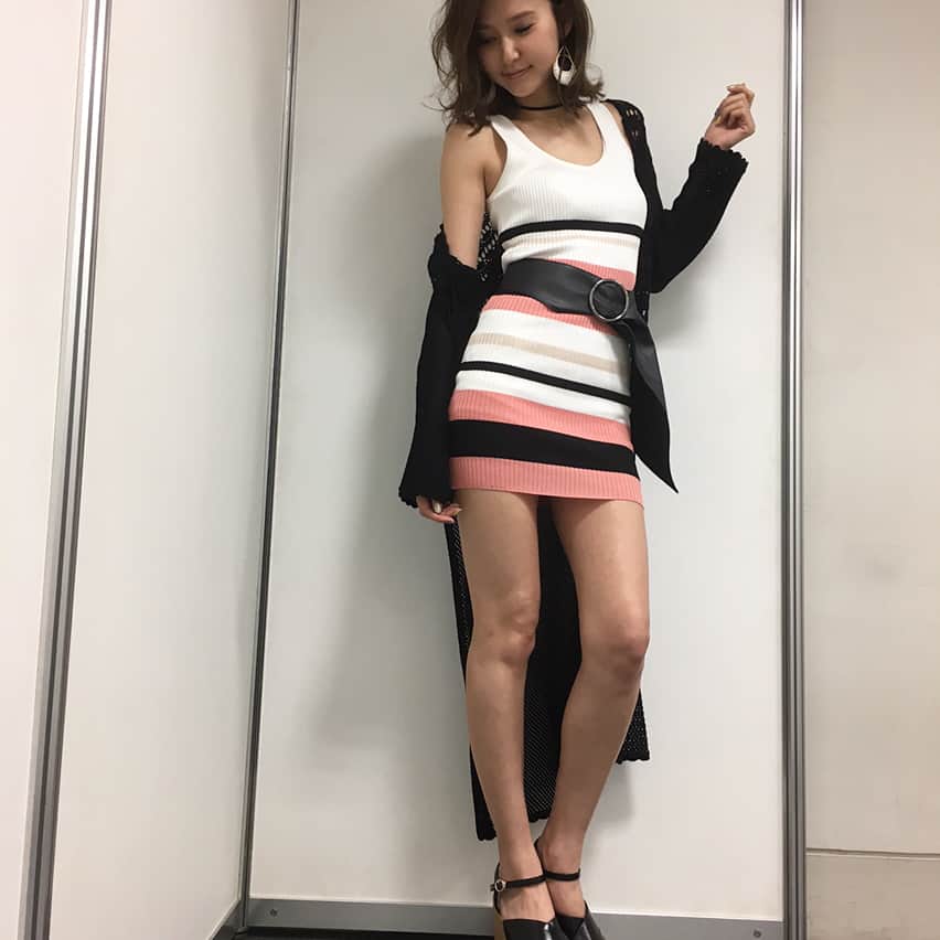 美優さんのインスタグラム写真 - (美優Instagram)「スカートが短くて歩くのドキドキした！💓笑  #TGC #LIPSERVICE」3月25日 20時57分 - miyu11_20