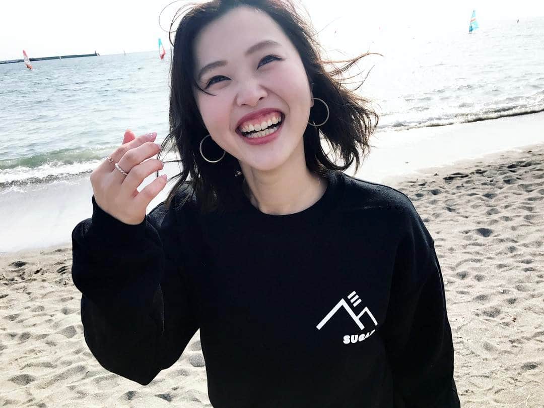 Moeka Horisakiのインスタグラム：「. 調子が良い一日でございます🌊 @uk959595 . #zushi#sea#wave#slowlife #sugar#koyama#sweat #調子しか良くない#良き #お久しぶりでございます」