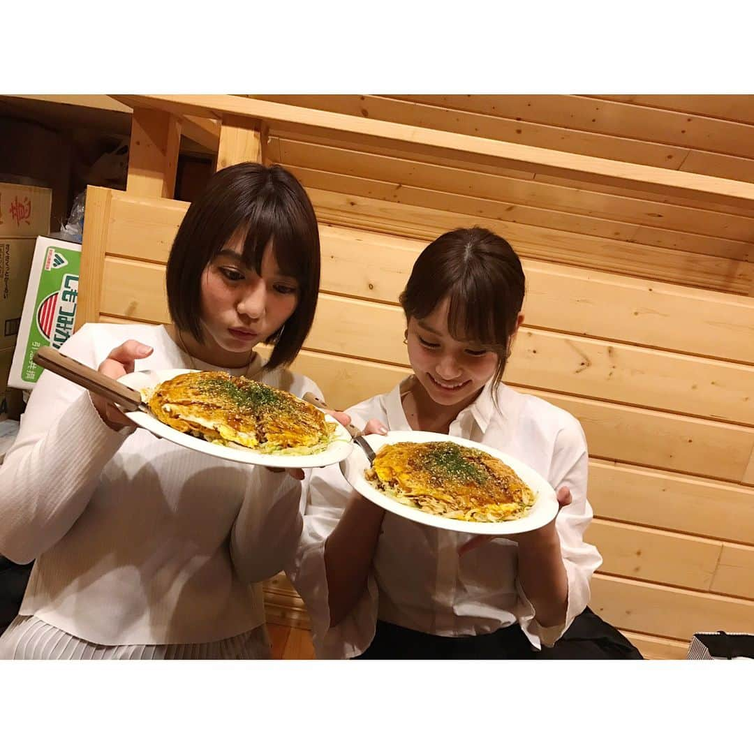 永尾まりやさんのインスタグラム写真 - (永尾まりやInstagram)「#shosho #広島 #お好み焼き . 来てください😋❣️」3月26日 0時20分 - mariyagi_san