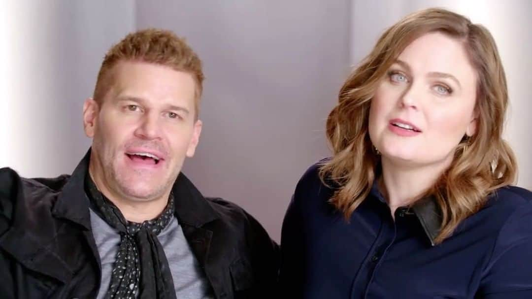 Bonesのインスタグラム：「Get ready to feel all the feels. @dbdbo69 and Emily Deschanel tell us what to expect on the series finale of #Bones.」