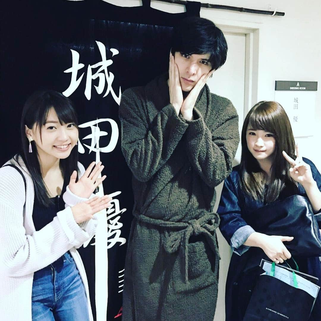 城田優さんのインスタグラム写真 - (城田優Instagram)「川栄先輩と木崎先輩  #川栄先輩とは亜人でバッチバチ戦ってます #木崎先輩とはGTOぶり #アイドルぶってみましたが #表情を作るの忘れました #お客様シリーズ」3月29日 22時50分 - yu_shirota