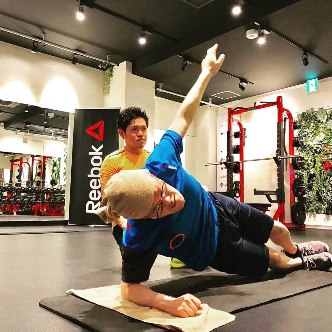 のインスタグラム：「#なかのメソッド #アインシュタイン #稲田直樹 #アインシュタイン稲田直樹 #なかのメソッド2017  #personalstudiograce #パーソナルスタジオグレイス #reebok #リーボック #中野ひろゆき #reebokoneambassador  #bemorehuman #人間をきわめろ」