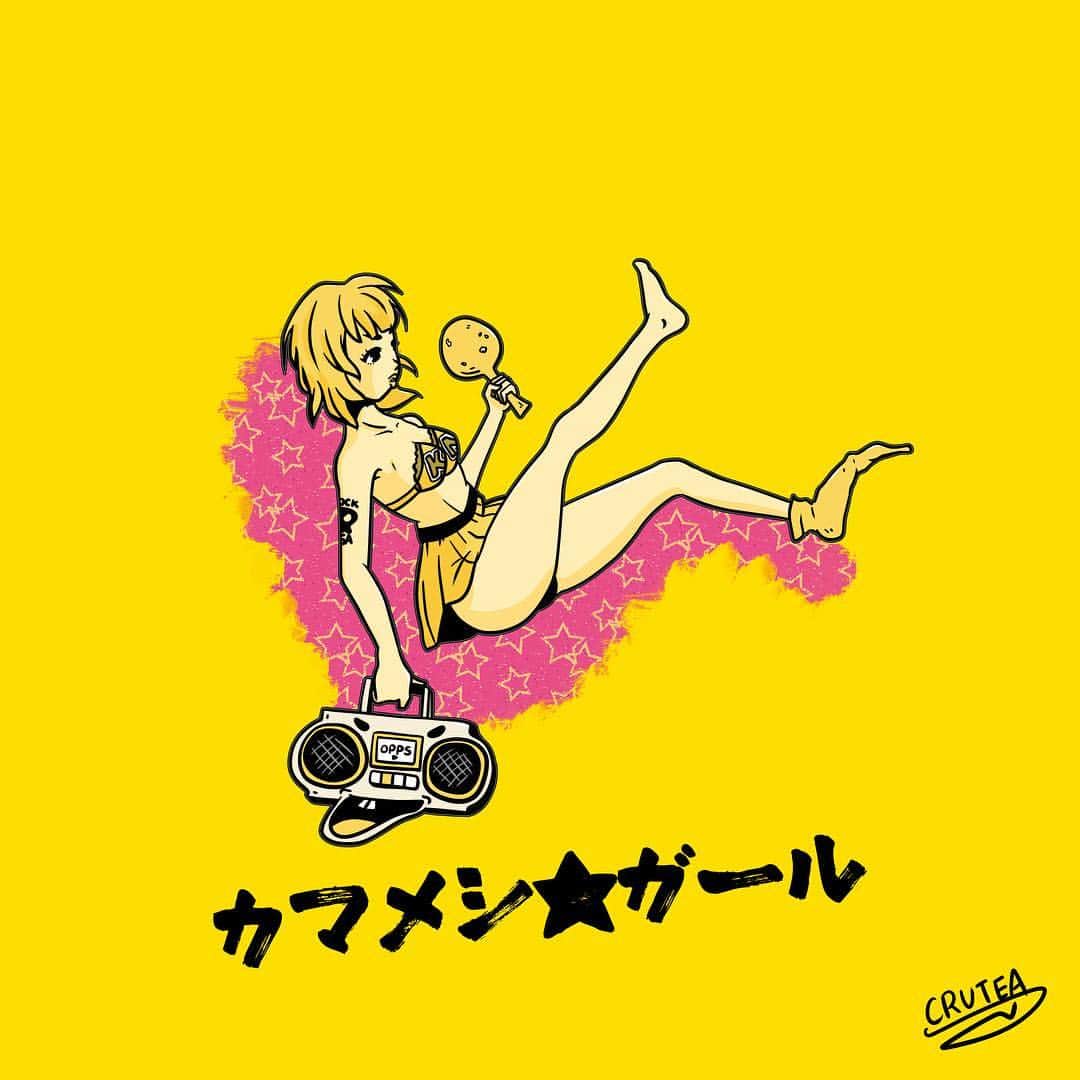 BECRKEITHさんのインスタグラム写真 - (BECRKEITHInstagram)「カマメシ⭐️ガール #イラスト#女の子 #落書き #釜飯 #illustration #drowing #becrkeith #girls」4月1日 23時39分 - bk.crutea